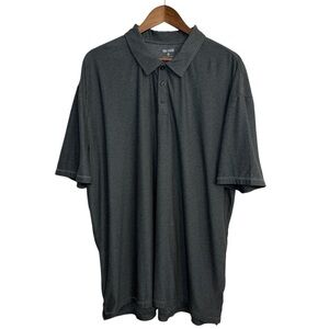 True Classic active‎ polo mens 2XL gray heather performance golf beach stretch